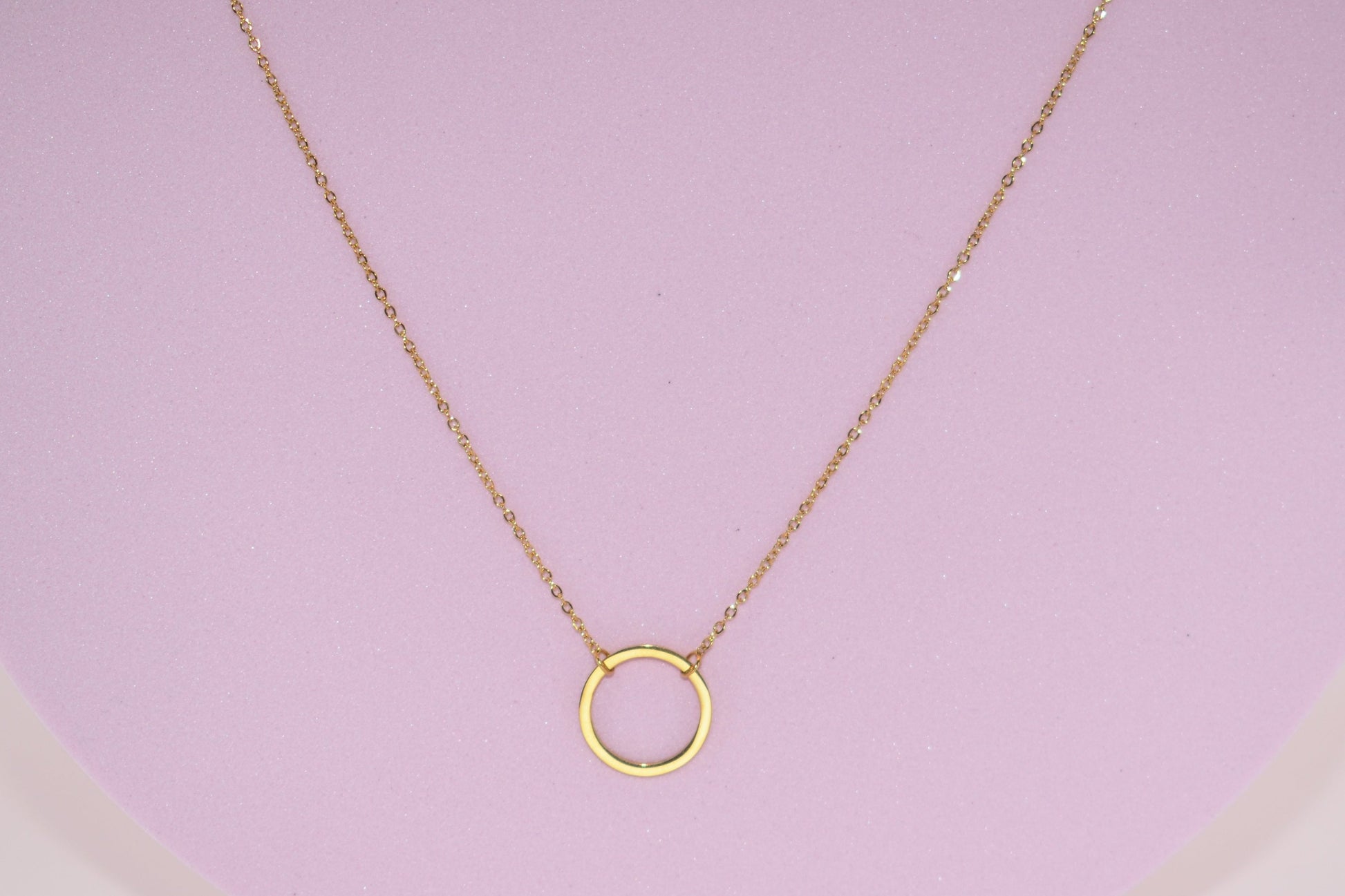 Collar fino "Circle chain"