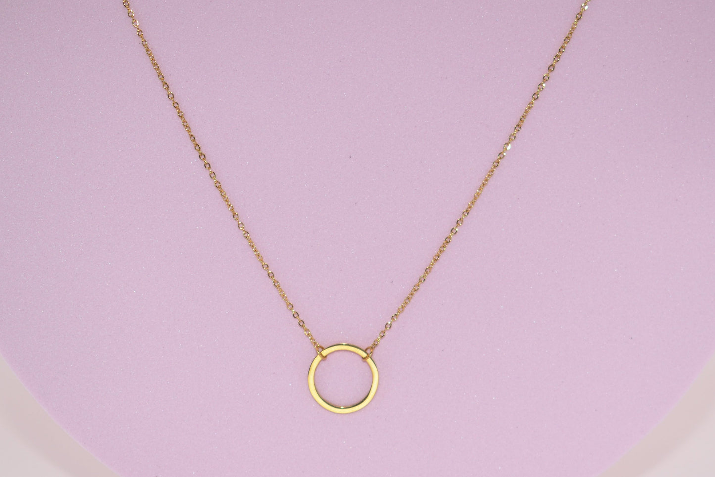 Collar fino "Circle chain"